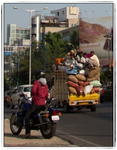 Truck riders in Begumpet